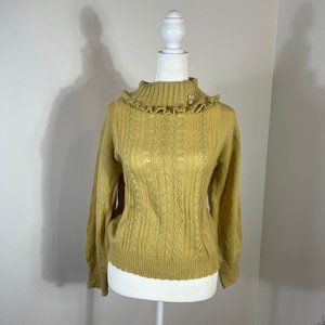 axes femme cable knit sweater